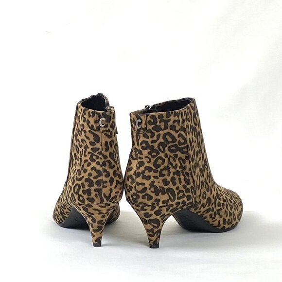 New Circus By Sam Edelman Leopard Kirby Kitten Heel Bootie 7 1/2 - Picture 6 of 9